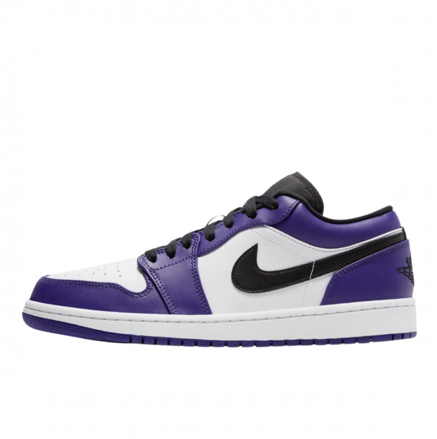 Jordan 1 Low Court Purple White 553558-500