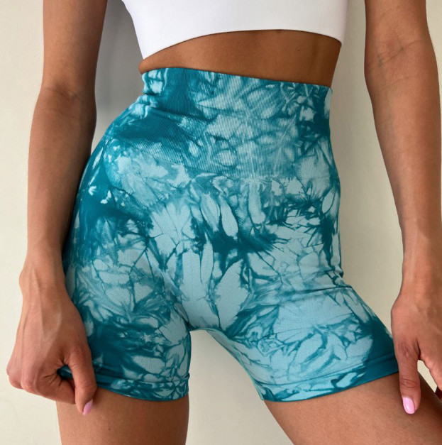 Спортивні Шорти Бірюзові з Push-Up Ефектом