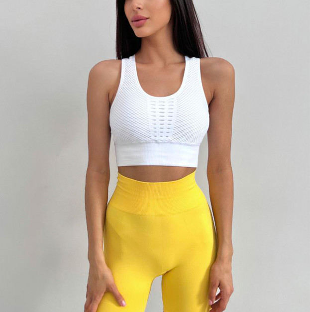 Спортивні Шорти Жовті з Push-Up Ефектом