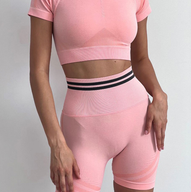 Спортивні Шорти Рожеві з Push-Up Ефектом