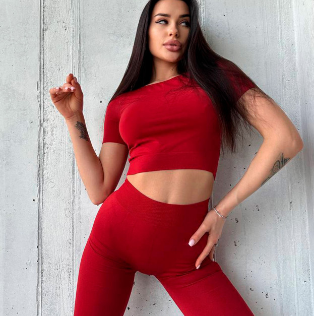 Кроп Топ Червоний