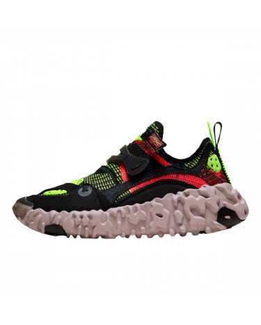 Nike ISPA OverReact FlyKnit Black Red Volt CD9664-001