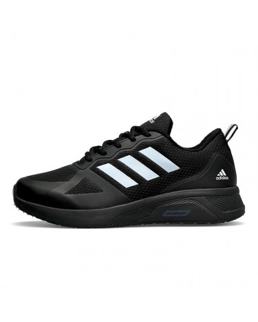 Adidas Cloudfoam Termo Black White с Флисом