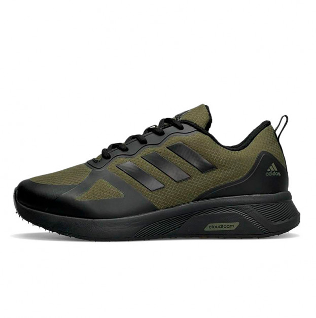 Adidas Cloudfoam Termo Army Green с Флисом
