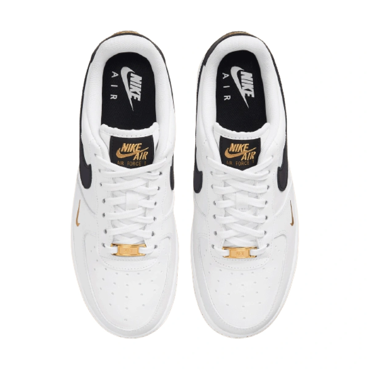 Nike air force 1 black with yellow swoosh outlet