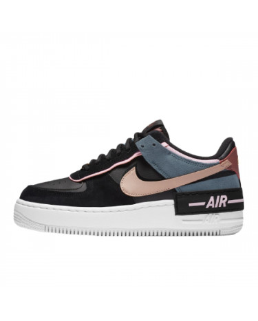Nike Air Force 1 Shadow Black Light Arctic Pink Claystone Red CU5315-001