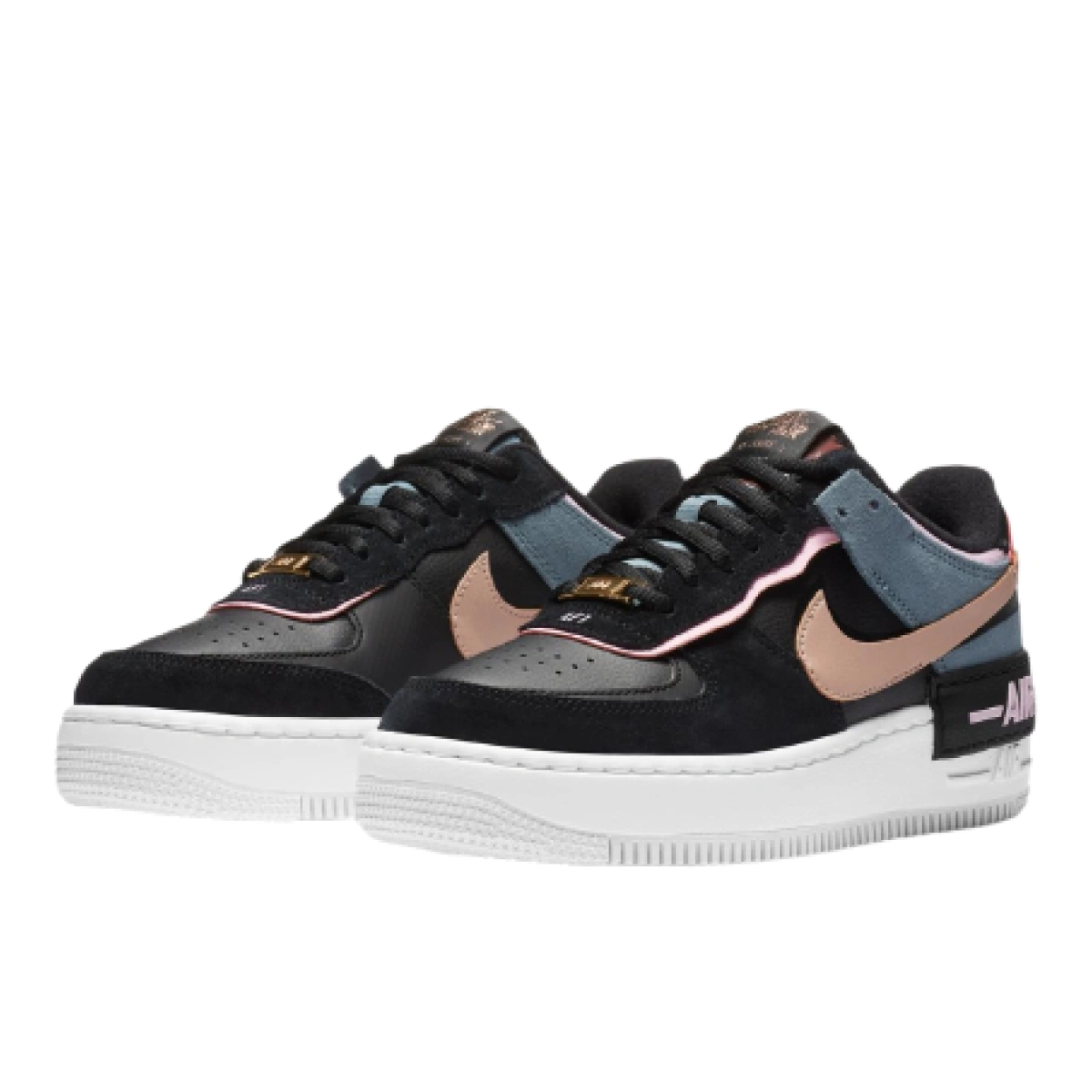 Nike Air Force 1 Shadow Black Light Arctic Pink Claystone Red CU5315 001 buy with delivery on Sneakers .ua