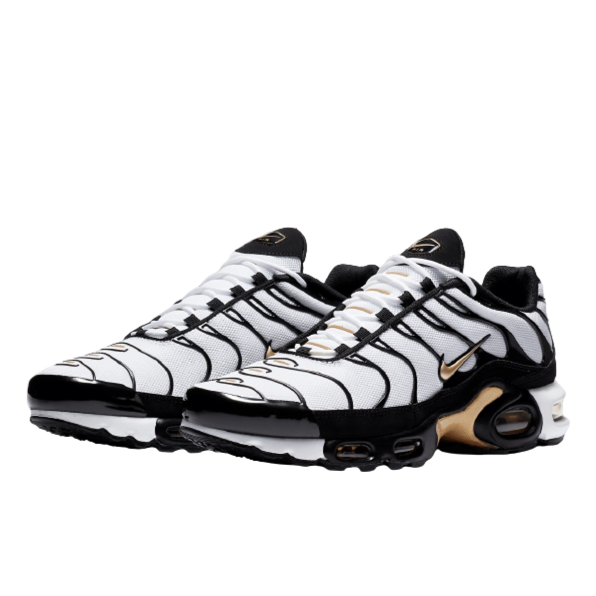 Nike air black gold top