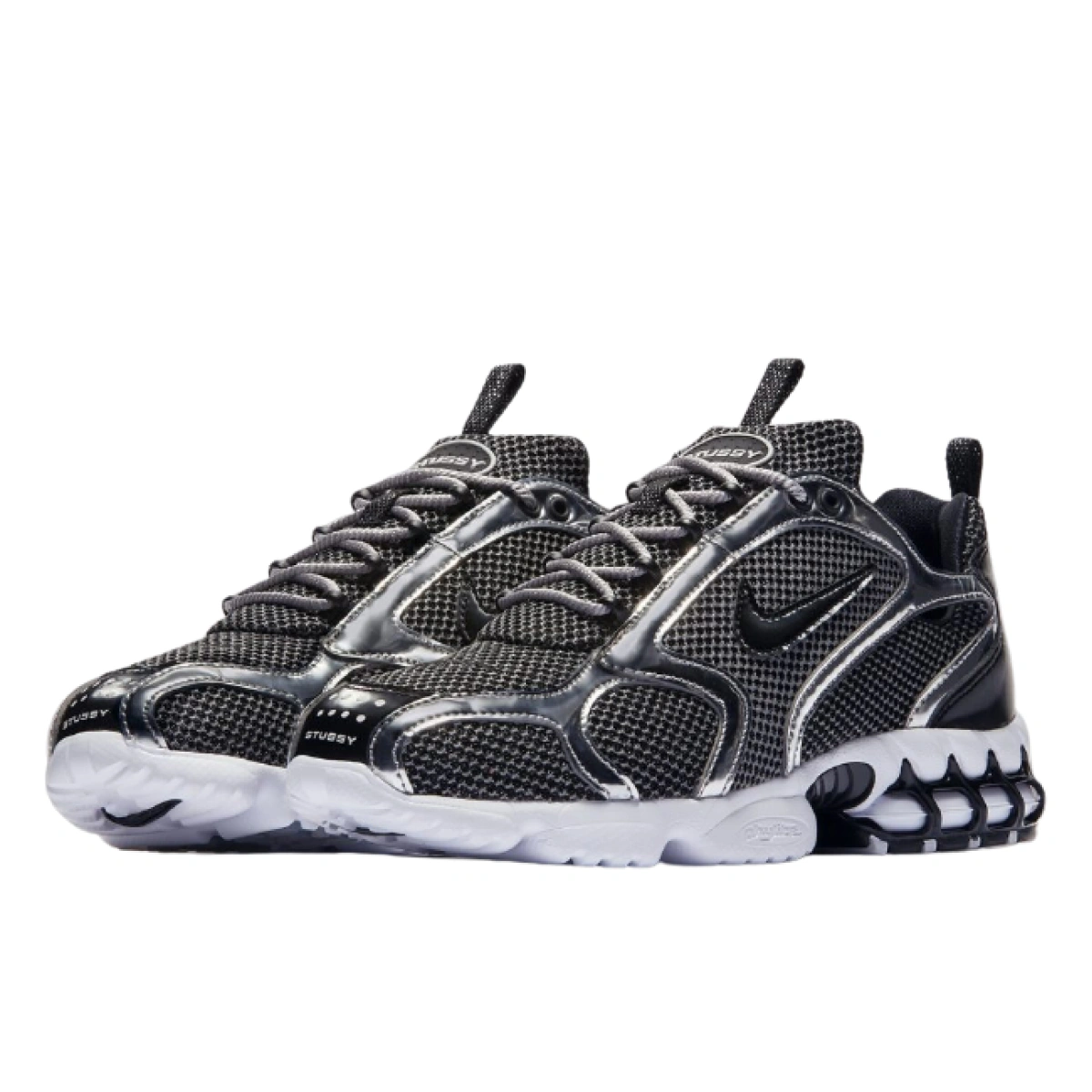 Nike Air Zoom Spiridon Cage 2 Stussy Pure Platinum CU1854 001