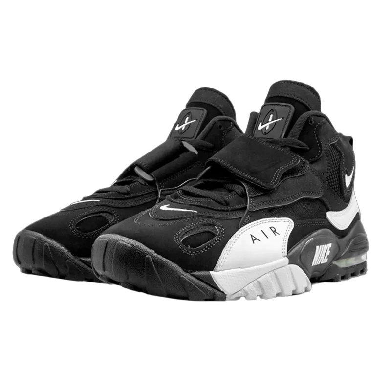Nike air max speed turf black voltage yellow best sale