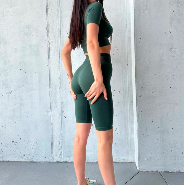 Кроп Топ Зелений