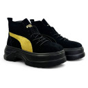 Puma Spring Boots Black Yellow