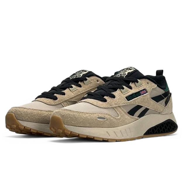 Reebok Classic Leather Hexalite Cordura Beige Black Green