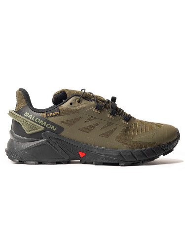 Salomon Supercross 4 Gore-Tex Khaki Black