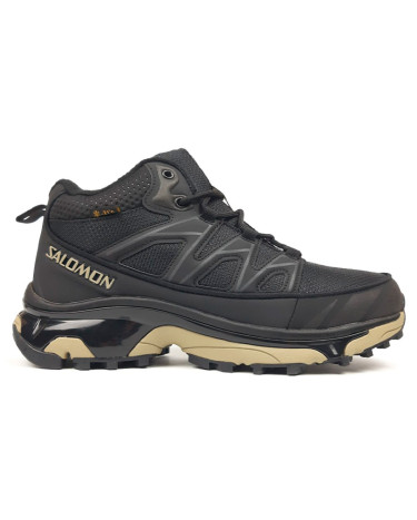 Salomon XT-6 Mid Gore-Tex Black Beige З ХУТРОМ