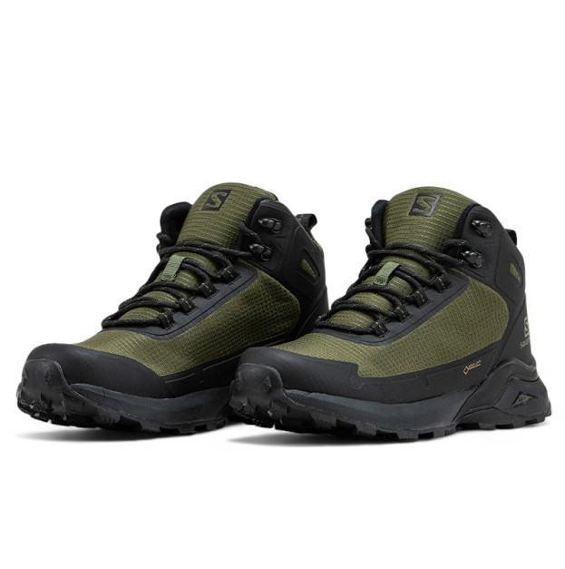 Salomon Cross Hike Gore-Tex Khaki Black З ХУТРОМ