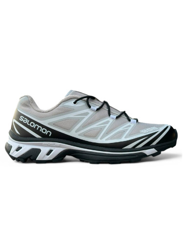 Salomon XT-6 Gore-Tex Grey White Black З ФЛІСОМ