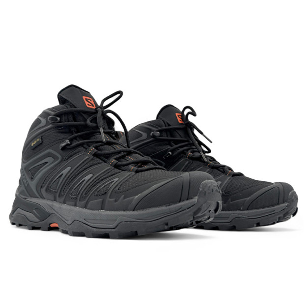 Salomon Speed Cross Pro Gore-Tex Black Grey С МЕХОМ