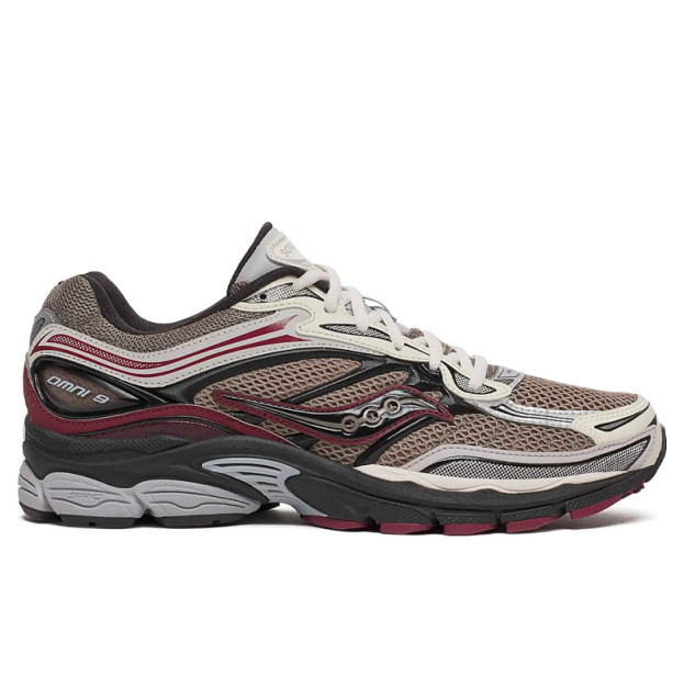 Saucony ProGrid Omni 9 Tan Maroon S70832-8