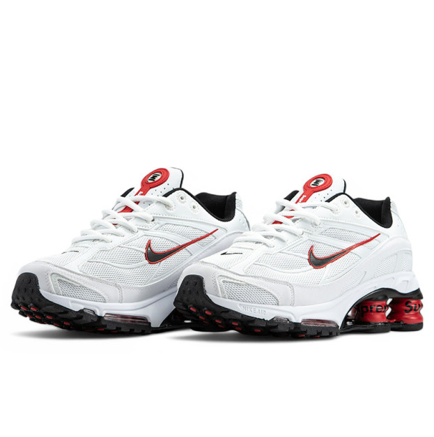 Nike Shox x Supreme Ride 2 White Red Black