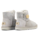UGG Classic Mini Bailey Button Light Grey