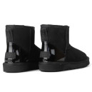 UGG Classic Mini Black Metallic Suede