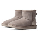 UGG Light Grey Metallic Suede