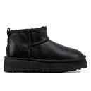 UGG Ultra Mini Platform Leather Black Premium