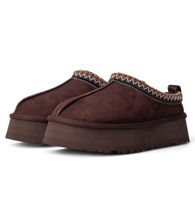 UGG Tasman Platform Slippers Chocolate