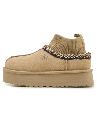 UGG Tasman Platform Sock Beige Brown