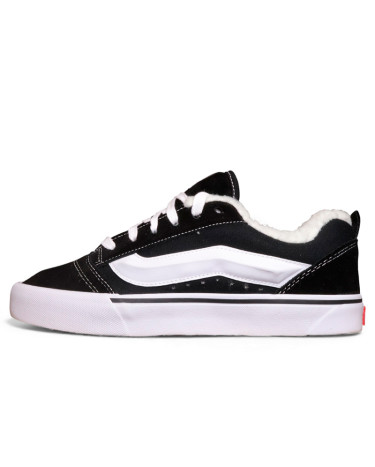 Vans Knu Skool Black White С МЕХОМ