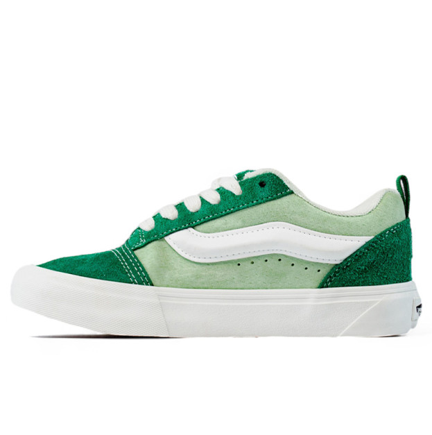 Vans Knu Skool Shoes Green White VN009QCGRN