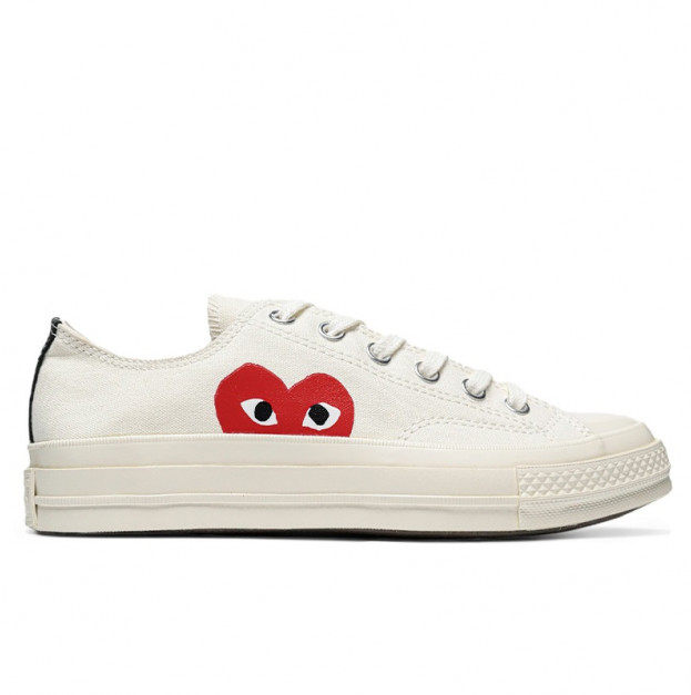 Converse x Comme Des Garcons Play Chuck 70 Low White 150207C