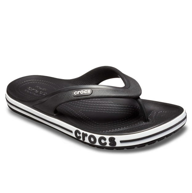 Crocs Bayaband Flip Black White