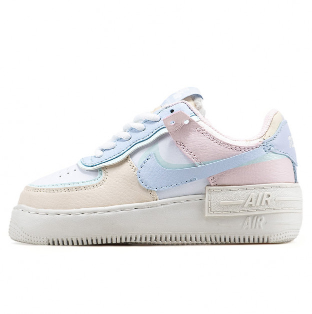 Nike Air Force 1 Shadow White Glacier Blue Ghost