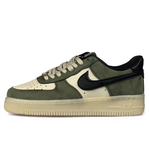 Nike Air Force 1 Low Khaki Beige Black