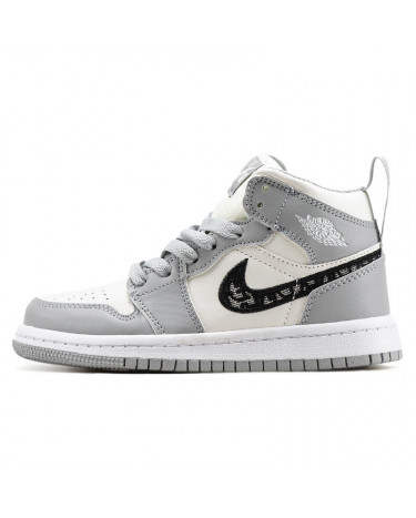 Jordan x Dior Retro 1 High Grey White