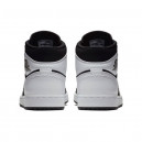 Jordan 1 Mid White Black 554724-113
