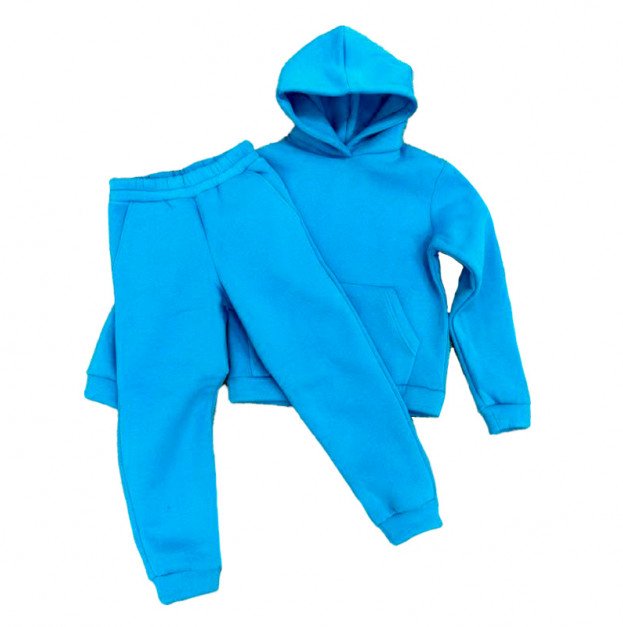 Дитячий костюм з флісом синій