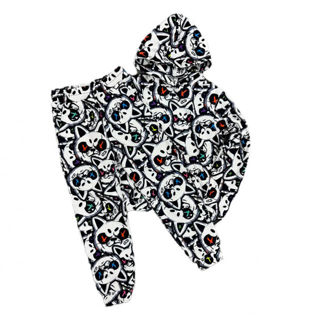 Дитячий костюм з флісом злий котик