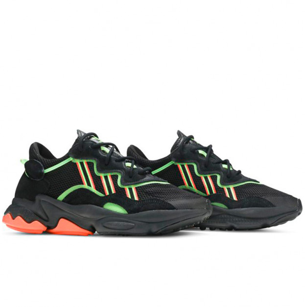 Adidas Ozweego Black Orange Green EE5696