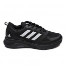 Adidas Cloudfoam Black White Termo с Флисом
