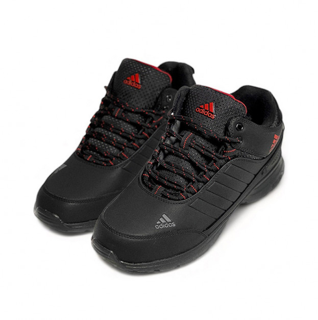 Adidas Black Red Gore-Tex Winter С МЕХОМ