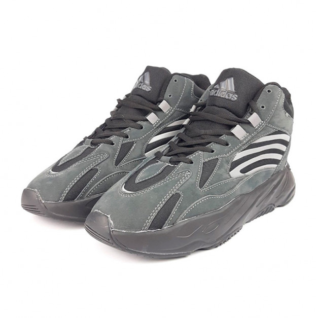 Adidas Yeezy Boost 700 v.2 High Dark Grey Winter С МЕХОМ