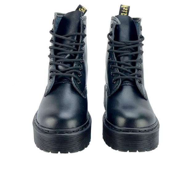 Dr. Martens Jadon Smooth Leather Boots Platform Black