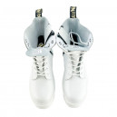 Dr. Martens Jadon Smooth Leather Boots Zip White