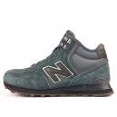 New Balance 574 Grey Suede Winter С МЕХОМ