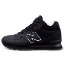 New Balance 574 Black Winter С МЕХОМ