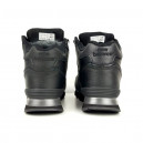New Balance 574 Black Leather Winter С МЕХОМ