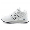 New Balance 574 White Winter С МЕХОМ